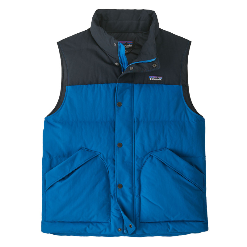 Pánska vesta Patagonia DOWNDRIFT VEST  - modrá