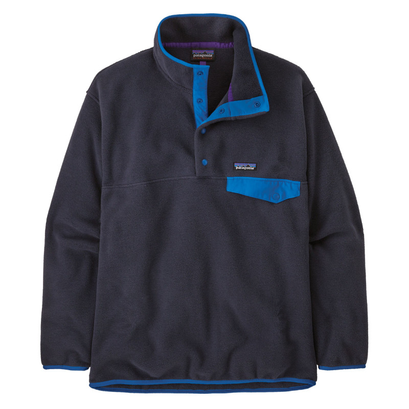 Pánska mikina Patagonia SYNCHILLA SNAP-T FLEECE PULLOVER  - tmavo modrá