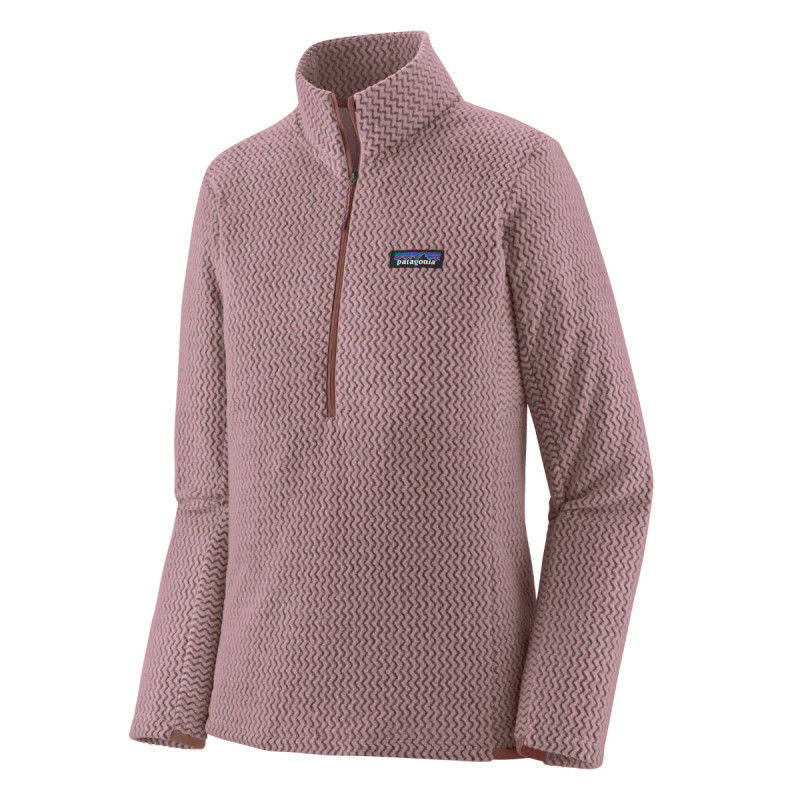Dámska mikina Patagonia R1 AIR ZIP-NECK  - svetlo fialová