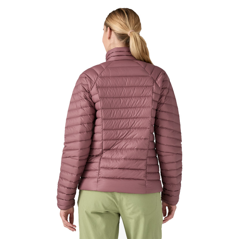 Dámská bunda Patagonia DOWN SWEATER  - tmavě růžová