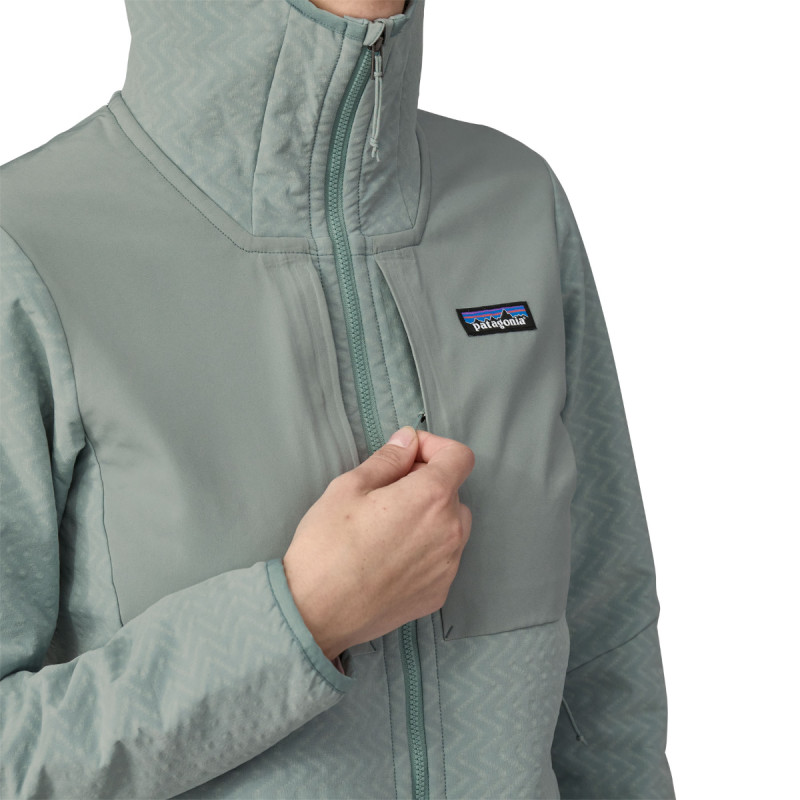 Dámská bunda Patagonia R2 CROSSSTRATA HOODY  - světle fialová