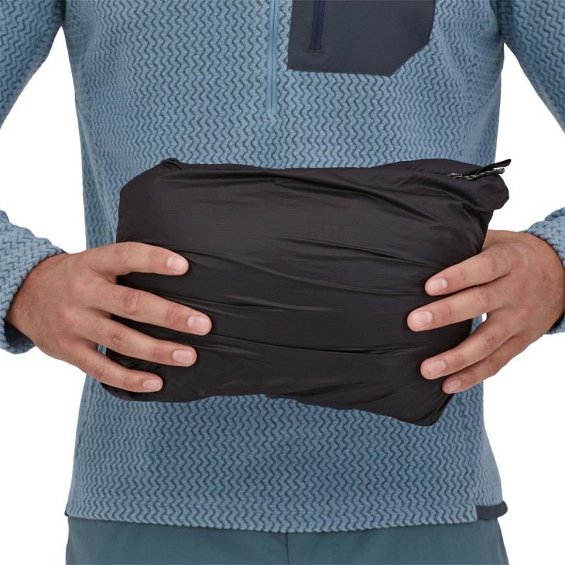 Pánská bunda Patagonia FITZ ROY DOWN HOODY  - modrá