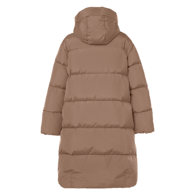 Dámsky kabát Goldbergh CHALEUR  - svetlo hnedá