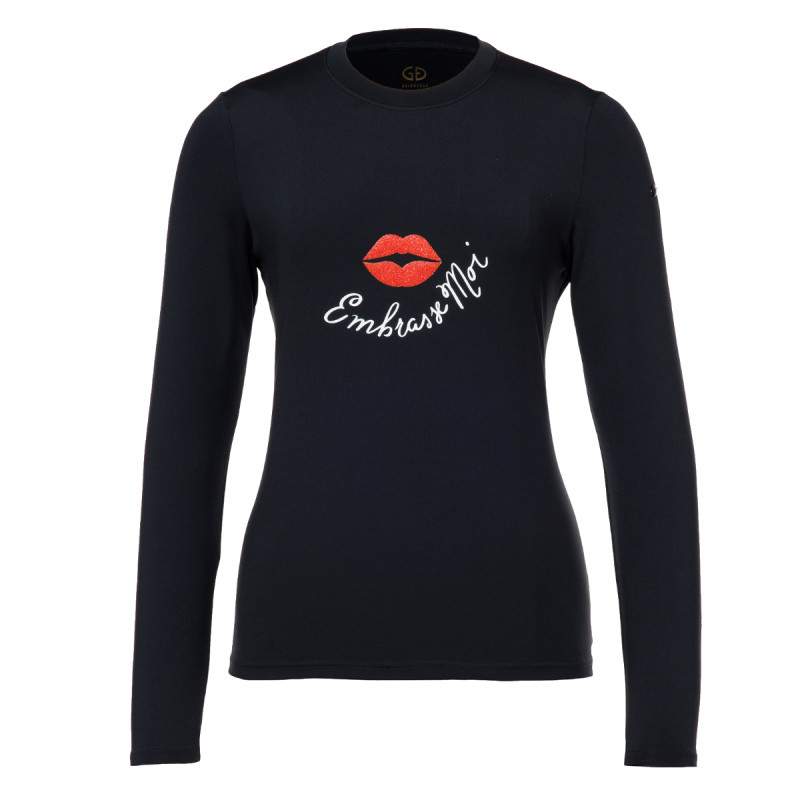 Dámské tričko Goldbergh BISOU  - černá