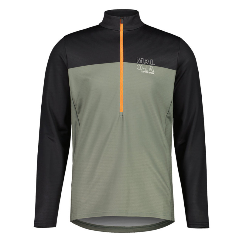 Pánska mikina Maloja PREDELUM.  - svetlo zelená