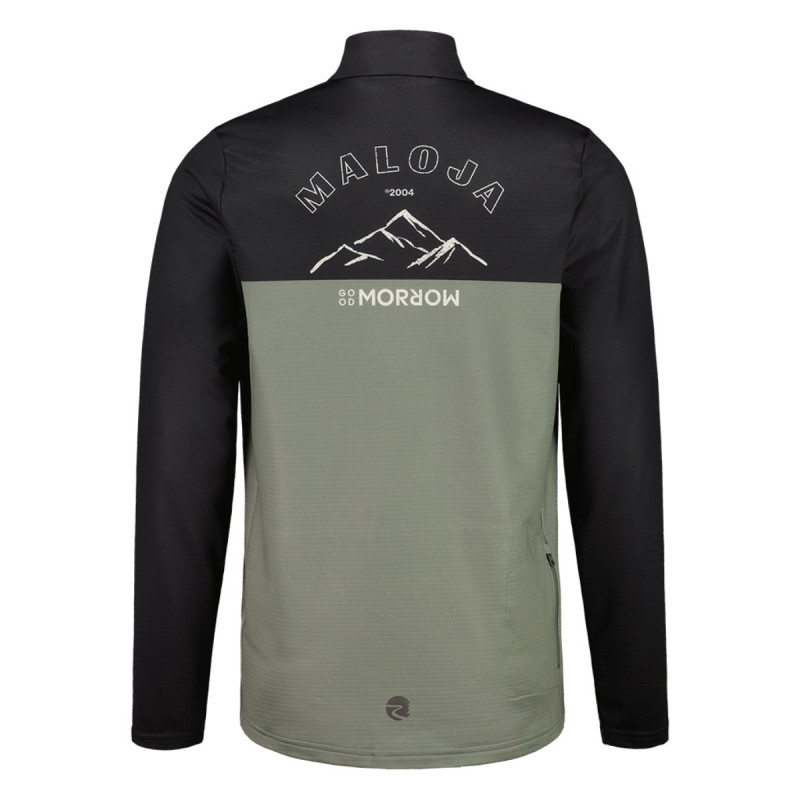 Pánska mikina Maloja PREDELUM.  - svetlo zelená