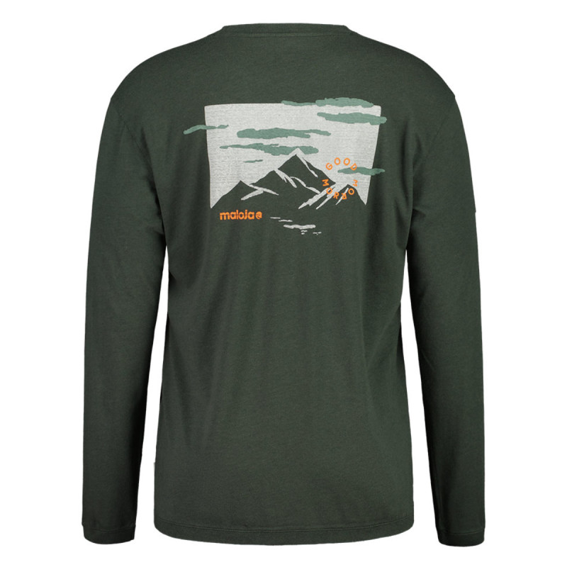 Pánske tričko Maloja OLLOMONTM.  - tmavo zelená