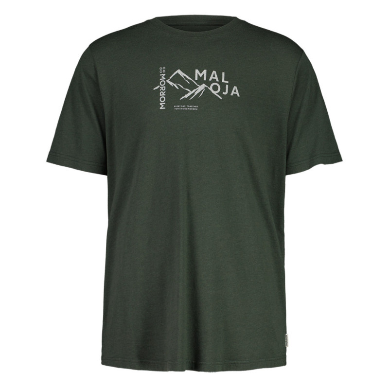 Pánske funkčné tričko Maloja SCHWARZHORNM.  - tmavo zelená