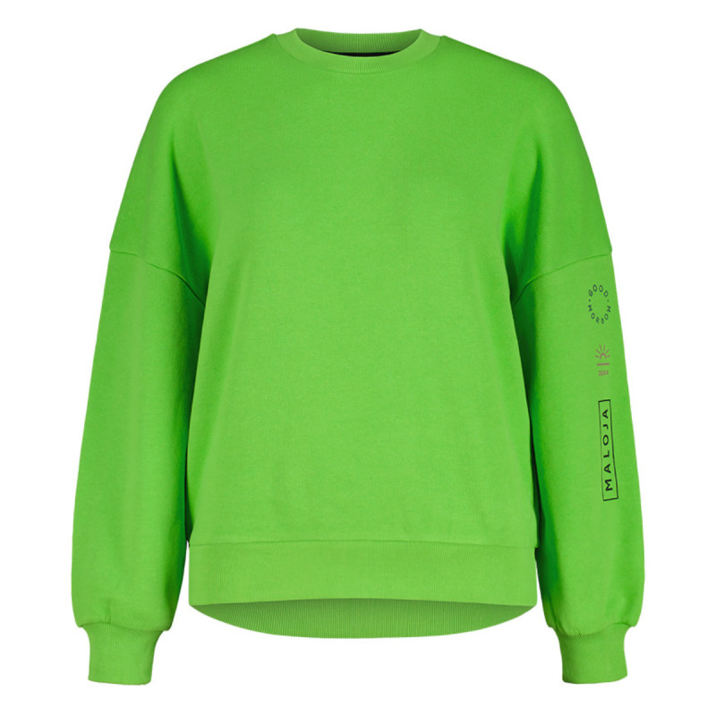 Dámska mikina Maloja ELMSEEM.  - zelená