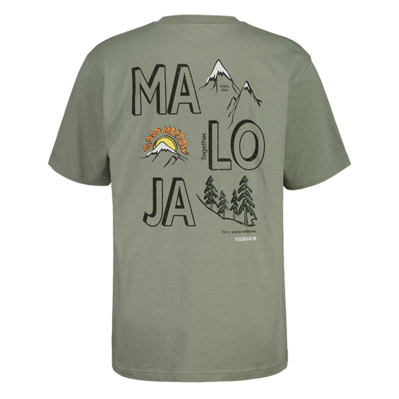 Pánske tričko Maloja ZILBODELIM.  - svetlo zelená