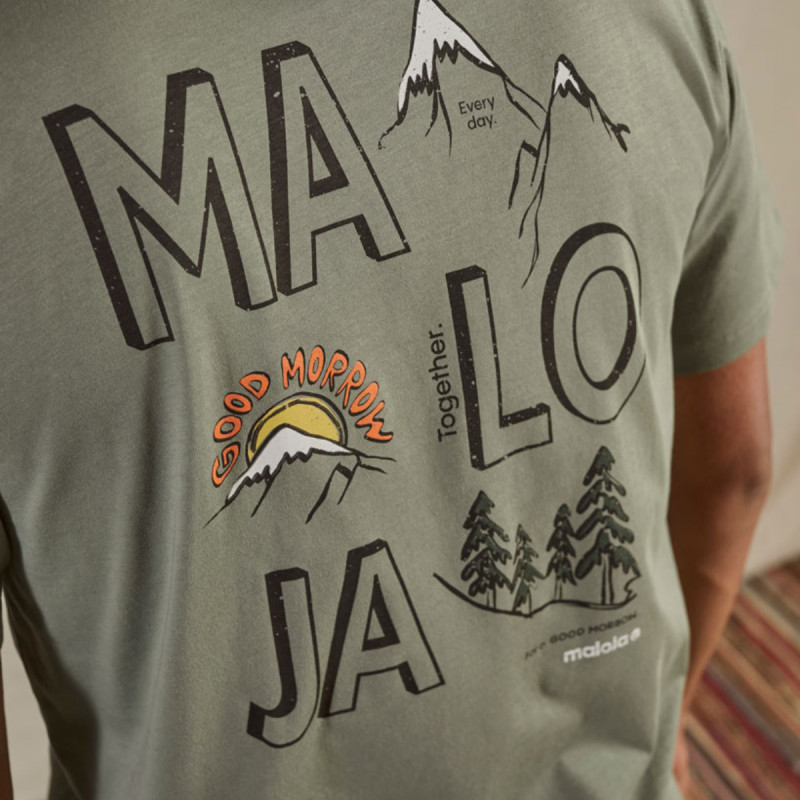 Pánske tričko Maloja ZILBODELIM.  - svetlo zelená