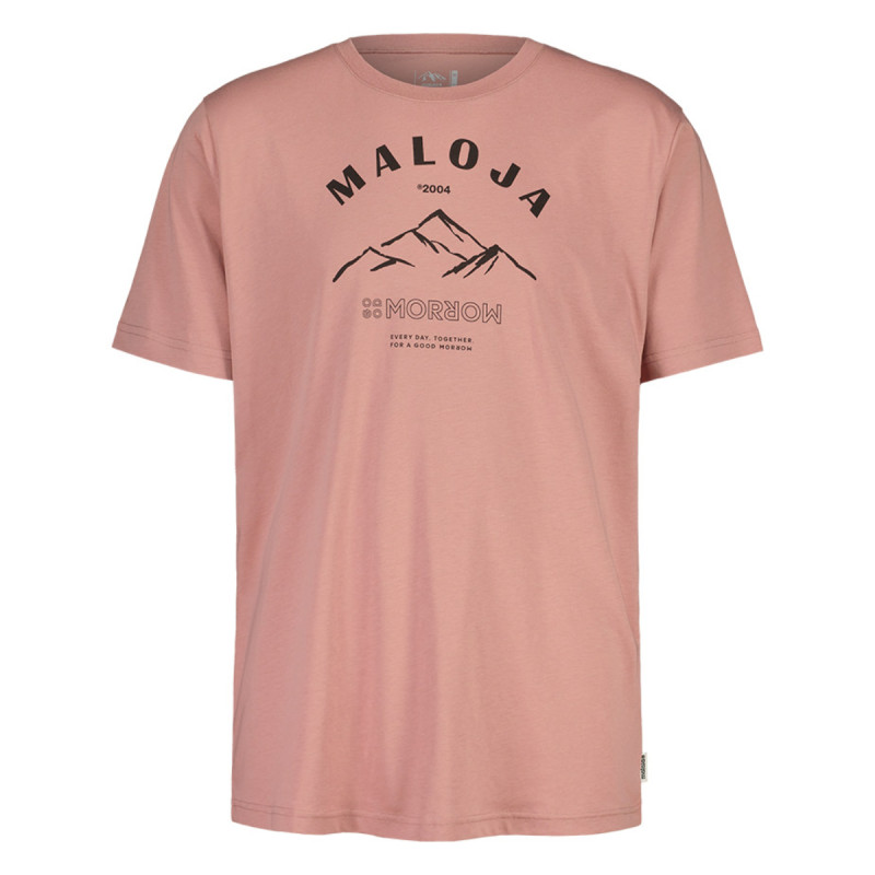 Pánske tričko Maloja GAMSSPITZM.  - svetlo ružová
