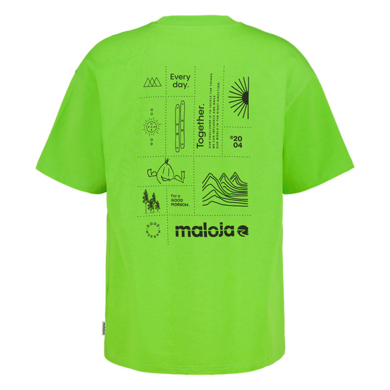 Pánské tričko Maloja NALLESM.  - světle zelená