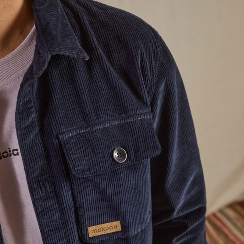 Pánska košeľa Maloja MOTTANAM.  - tmavo modrá