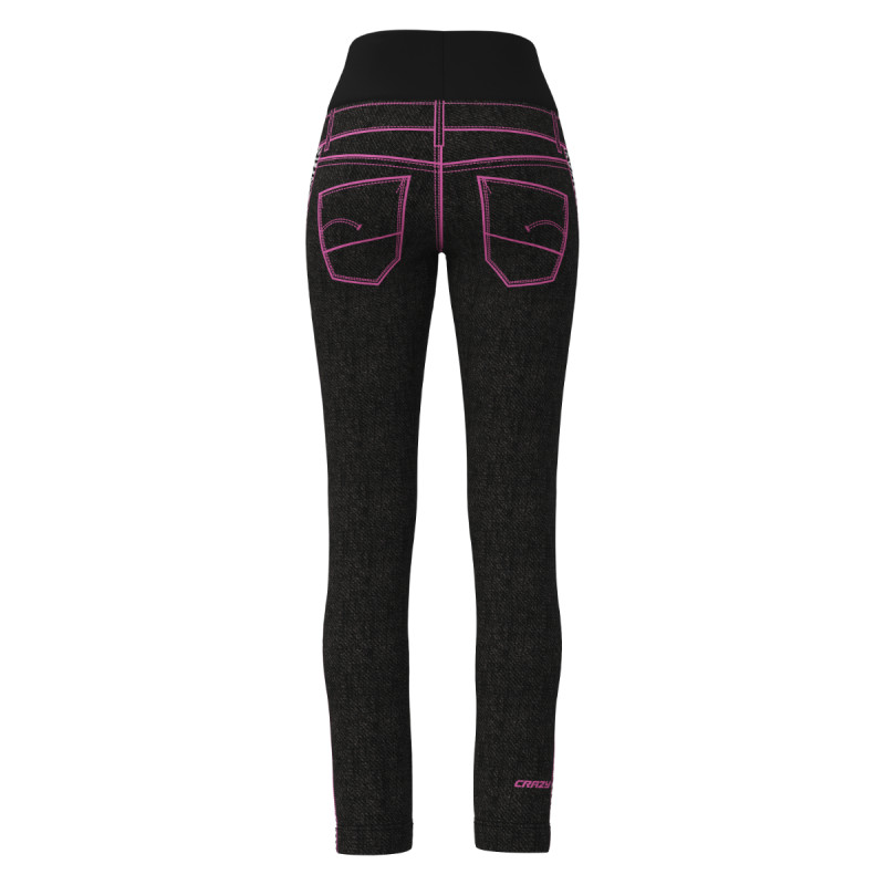 Dámske nohavice Crazy WONDER MAGIC  - tmavo šedá