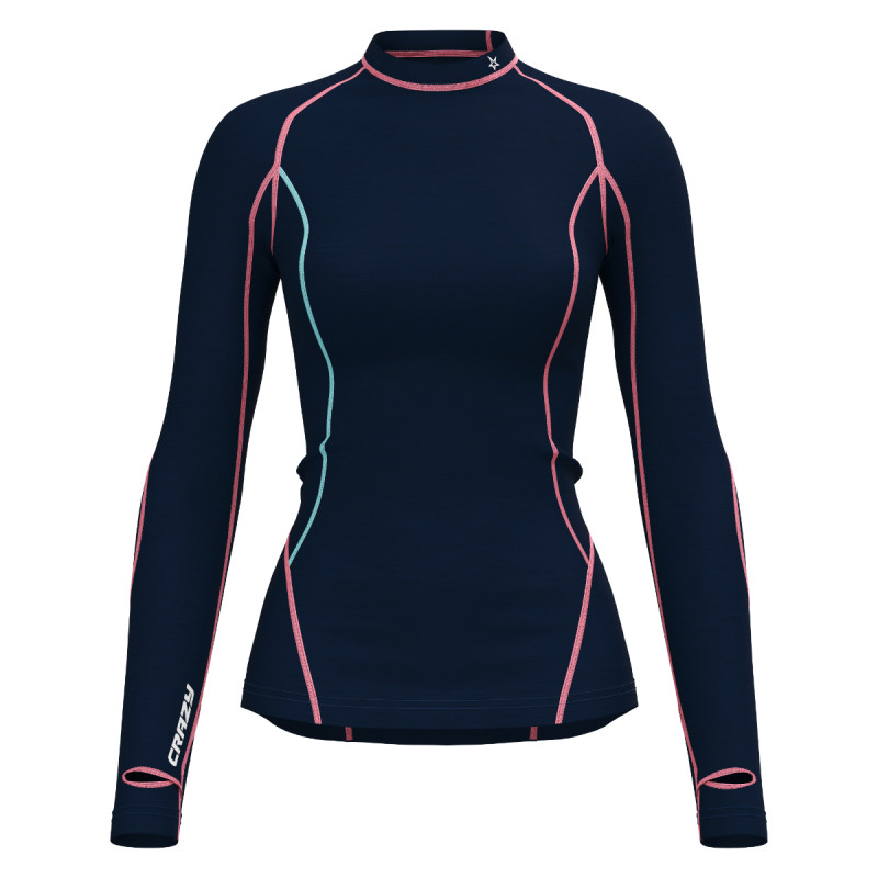 Dámské funkční tričko Crazy ALLURE  - tmavě modrá