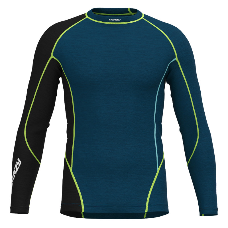 Pánské funkční tričko Crazy FAHRENHEIT  - petrolejová