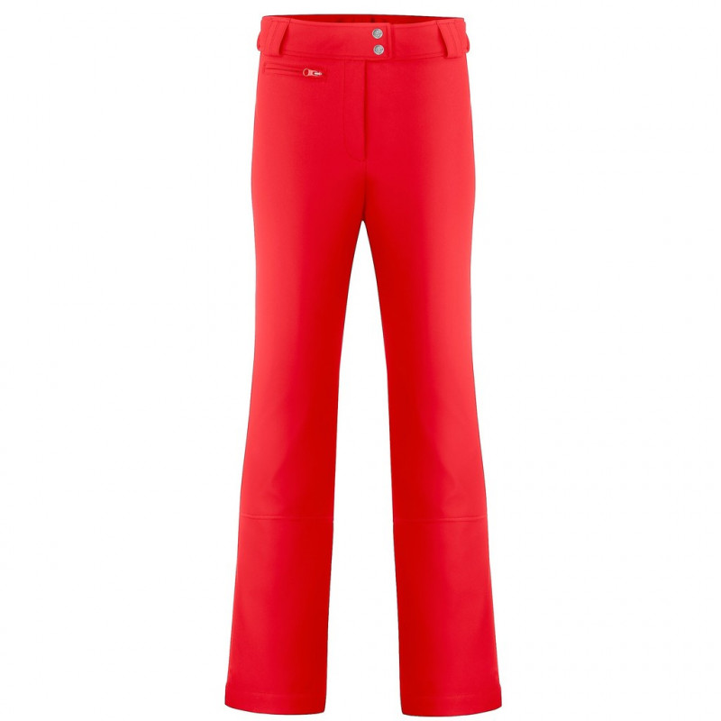 Dámske lyžiarské nohavice Poivre Blanc W19 1120 WO/A SOFTSHELL PANTS  - červená
