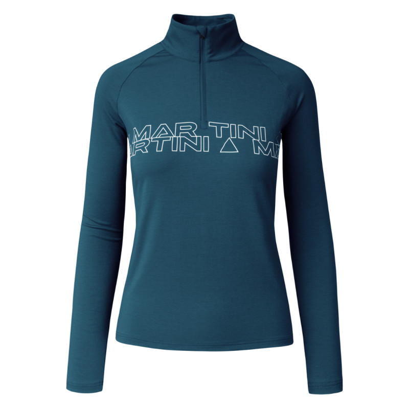 Dámská mikina Martini Sportswear FULLFORCE HALFZIP  - petrolejová