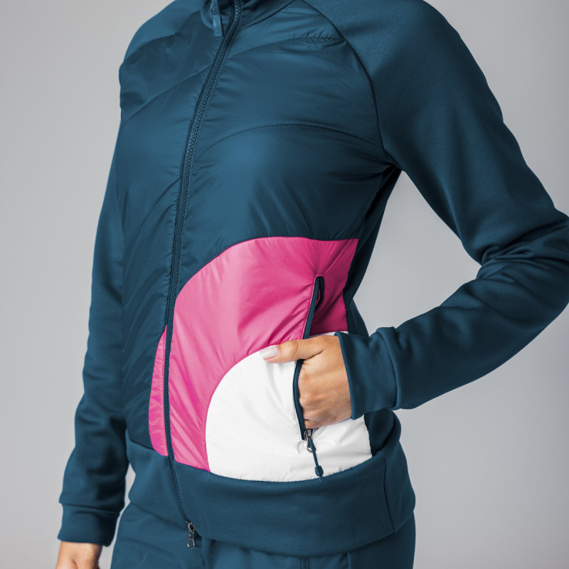 Dámska bunda Martini Sportswear DESIRE HYBRID  - petrolejová