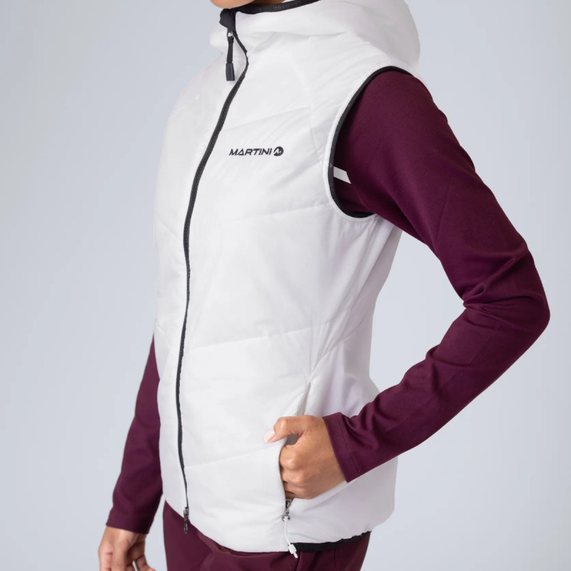 Dámska vesta Martini Sportswear RECHARGE  - biela