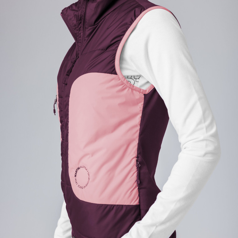 Dámska vesta Martini Sportswear ARGON HYBRID  - ružová