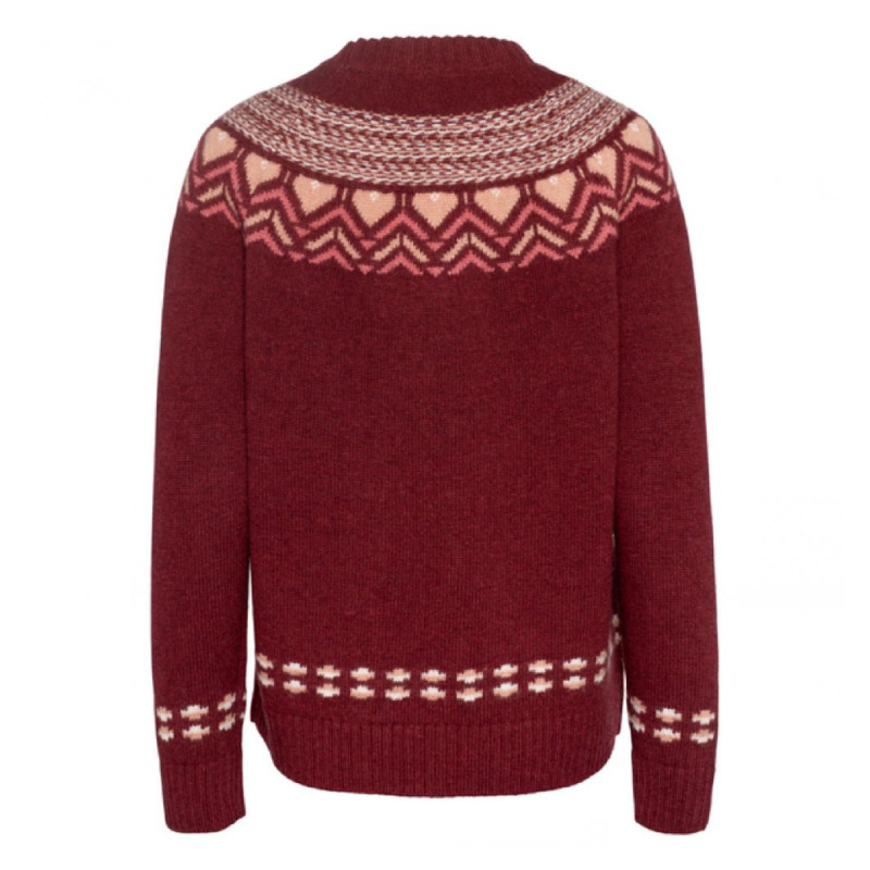 Dámský svetr Kari Traa SUNDVE  - vínová