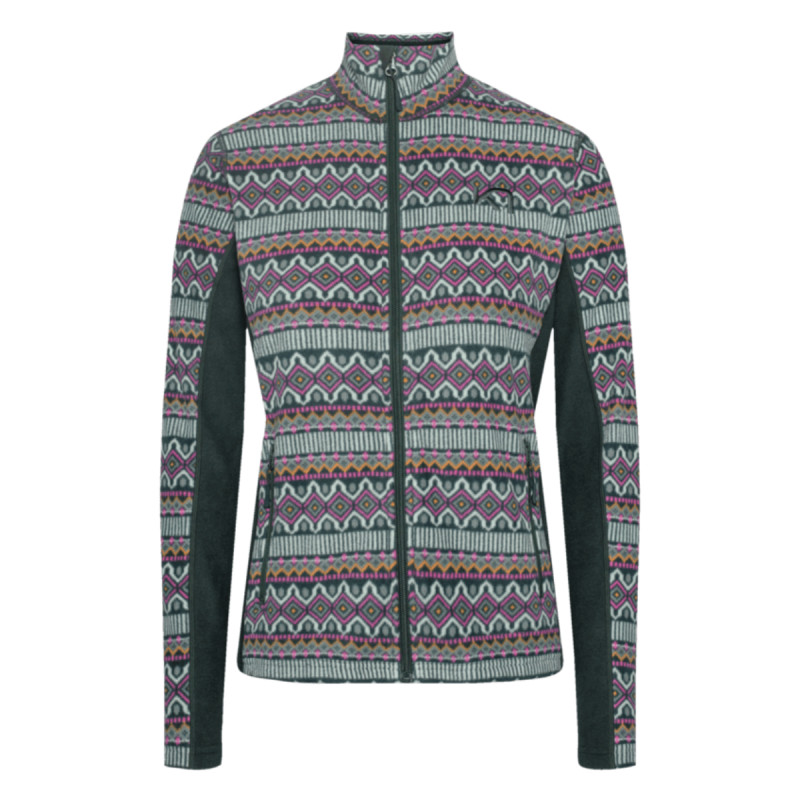 Dámska mikina Kari Traa OLGA  - tmavo zelená