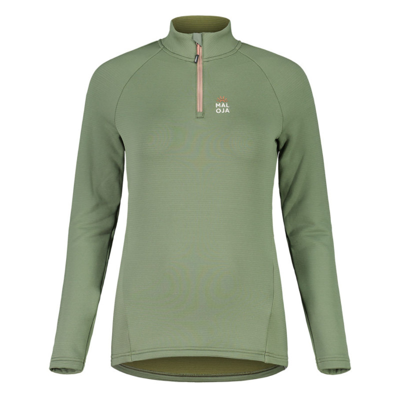 Dámska mikina Maloja NASPAEM.  - tmavo zelená