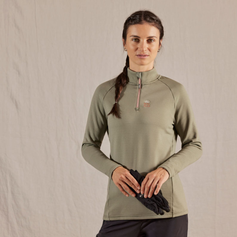 Dámska mikina Maloja NASPAEM.  - tmavo zelená