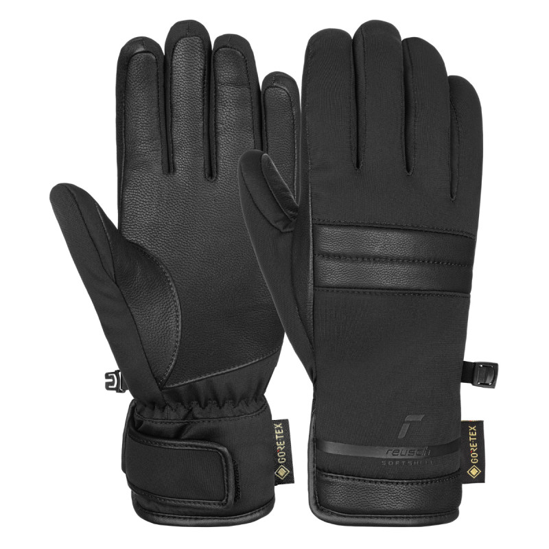 Dámské lyžařské rukavice Reusch PAOLA GORE-TEX  - černá