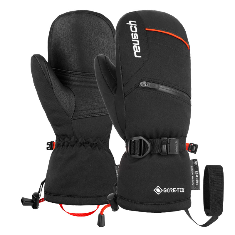 Dětské lyžařské rukavice Reusch COLIN GTX MITTEN  - černá
