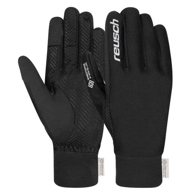 Dětské rukavice Reusch KARAYEL WINDSTOPPER® TOUCH-TEC™  - černá