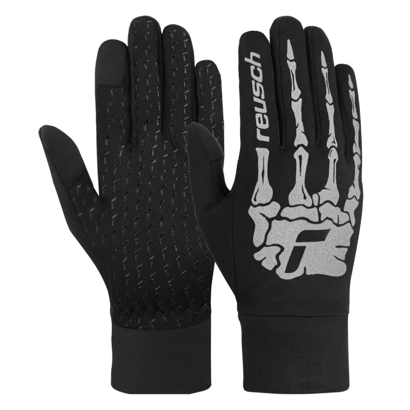 Dětské turistické rukavice Reusch ASHTON TOUCH-TEC™  - černá