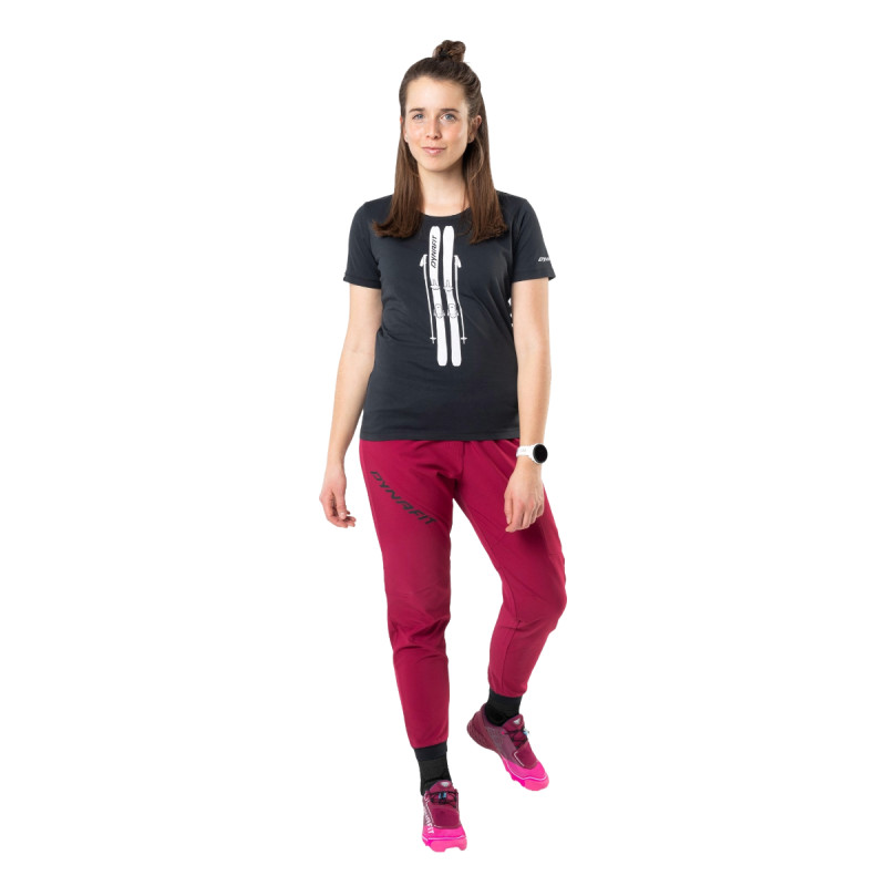 Dámske tričko Dynafit GRAPHIC COTTON T-SHIRT  - čierna