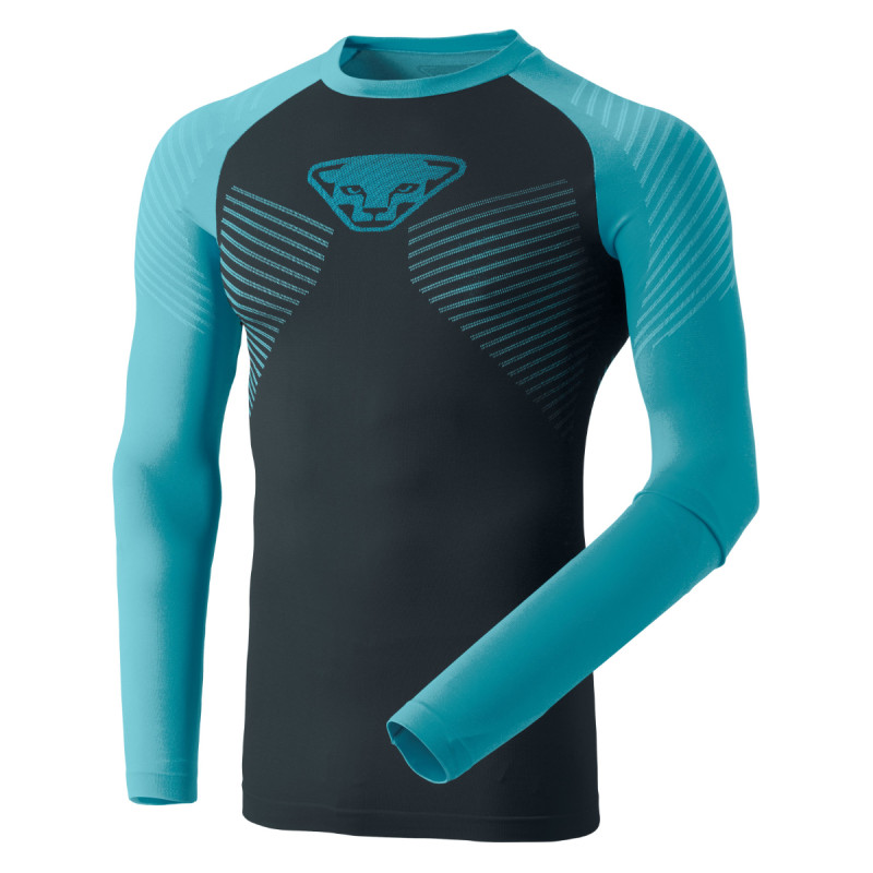 Pánske funkčné tričko Dynafit SPEED DRYARN LONG SLEEVE SHIRT  - tmavo modrá