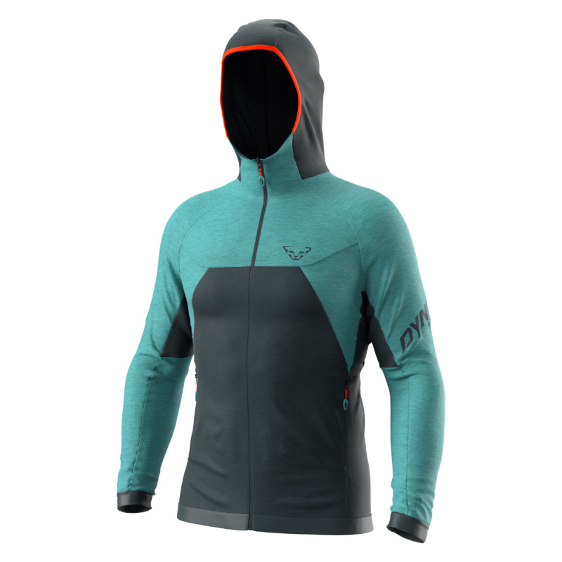 Pánska mikina Dynafit TOUR WOOL THERMAL HOODED JACKET  - modrá