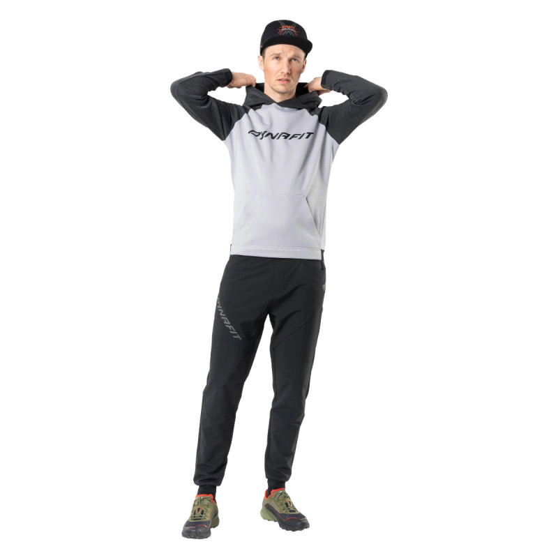 Pánska mikina Dynafit 24/7 POLARTEC HOODY  - šedá