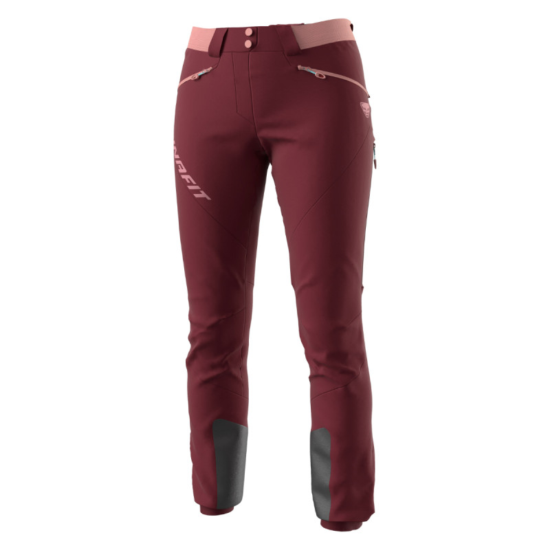Dámske skialpové nohavice Dynafit TLT TOURING DYNASTRETCH PANTS  - vínová