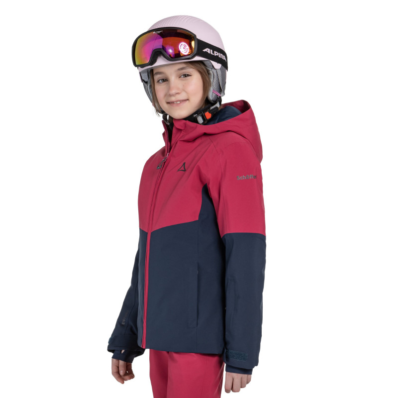 Dívčí lyžařská bunda Schöffel RASTKOGEL G  - vínová