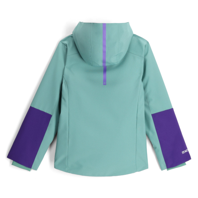 Dívčí lyžařská bunda Spyder MILA  - světle modrá