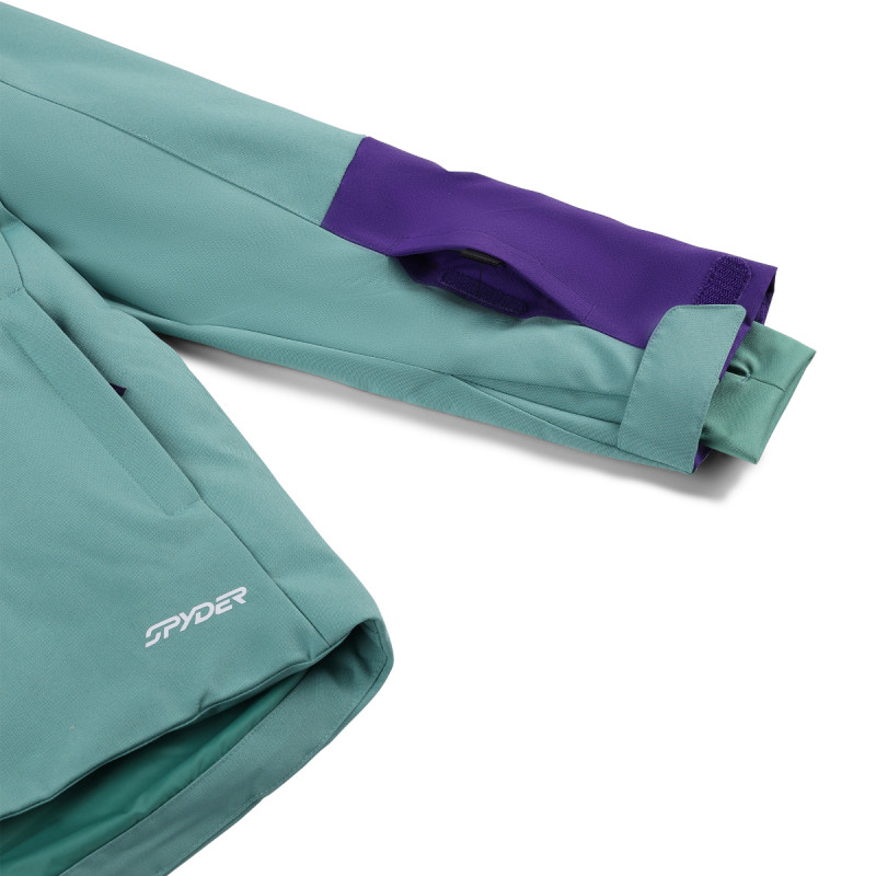 Dívčí lyžařská bunda Spyder MILA  - světle modrá