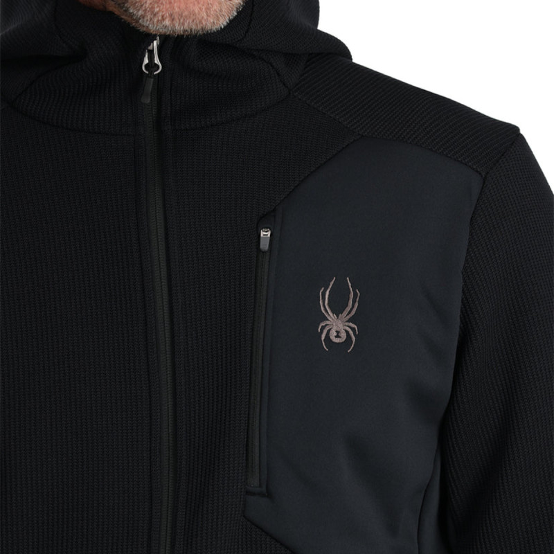 Pánska mikina Spyder BANDIT HOODED  - čierna