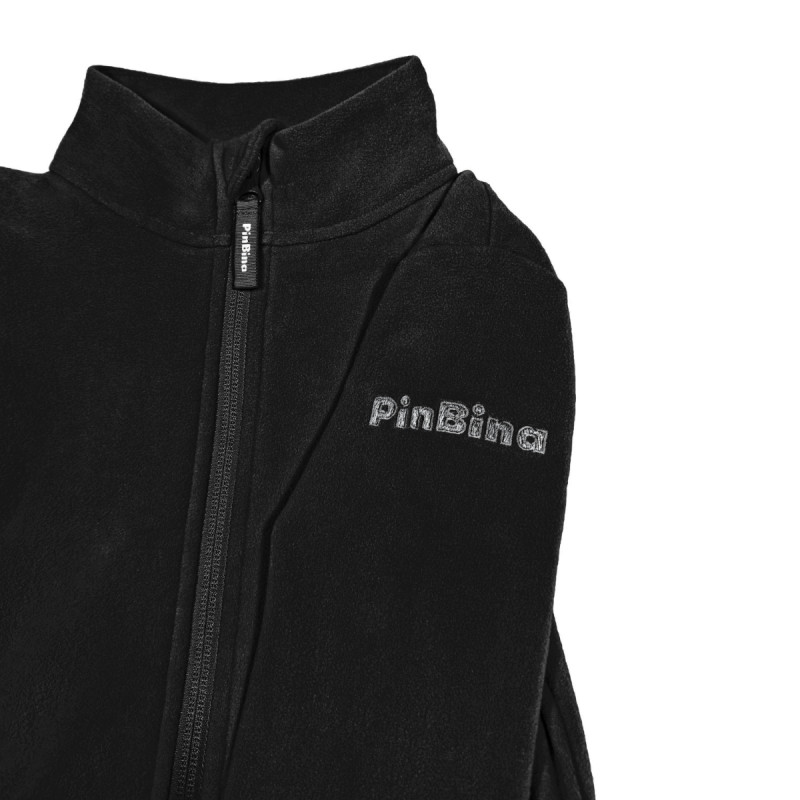 Dievčenská mikina PinBina JUNIOR FLEECE JACKET  - čierna