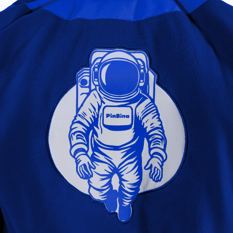 Chlapčenská lyžiarská bunda PinBina ASTRO SPACE CLUB JUNIOR JACKET  - modrá