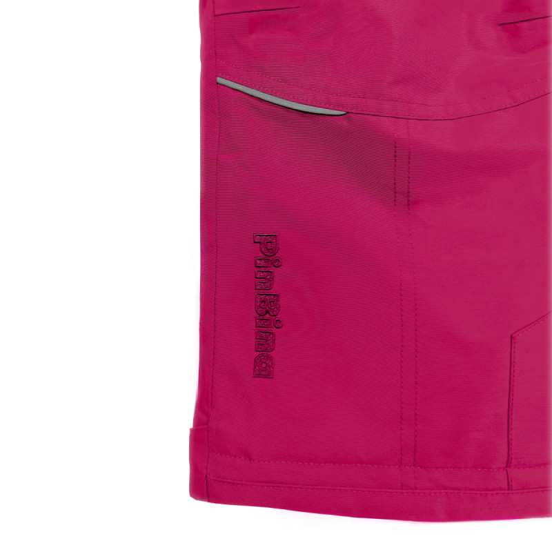 Dievčenské lyžiarské nohavice PinBina KIDS SNOW PANTS  - tmavo ružová