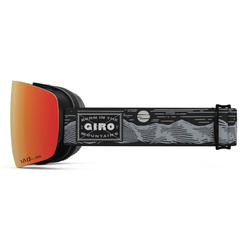 Lyžařské brýle Giro CONTOUR - BLACK WHITE LANDSCAPE (2 ZORNÍKY)  - černá