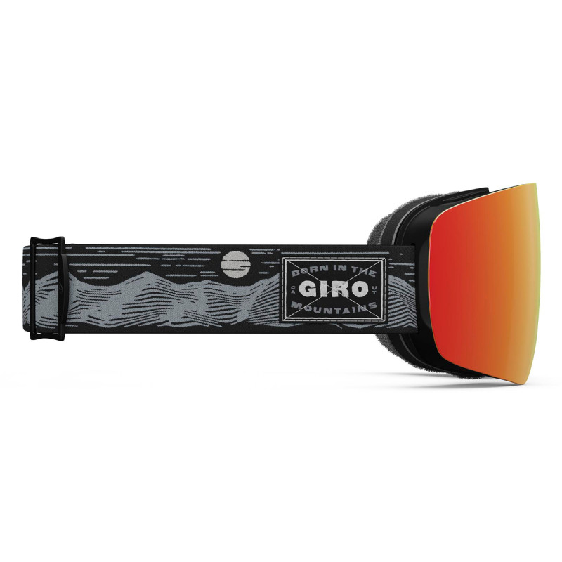 Lyžařské brýle Giro CONTOUR - BLACK WHITE LANDSCAPE (2 ZORNÍKY)  - černá