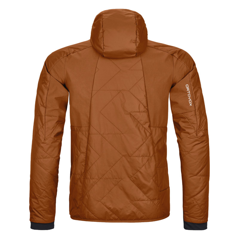 Pánska bunda Ortovox SWISSWOOL PIZ BOE JACKET  - hnedá