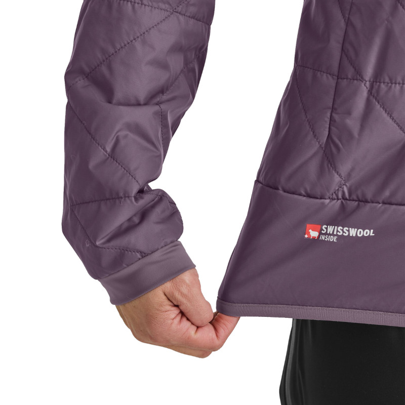 Dámska bunda Ortovox SWISSWOOL PIZ BOE JACKET  - modrá